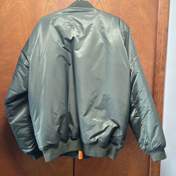 Relco London, UK MA-1 Flight Jacket. Men’s size L. Khaki/Army Green. - Picture 3 of 12